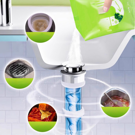 🔥Купи 1, получи 2 безплатно🔥 Мощен прах за почистване на тръби 🌪