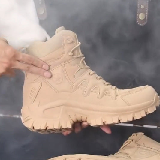 🔥Мъжки издръжливи и стилни високи ботуши за външна употреба