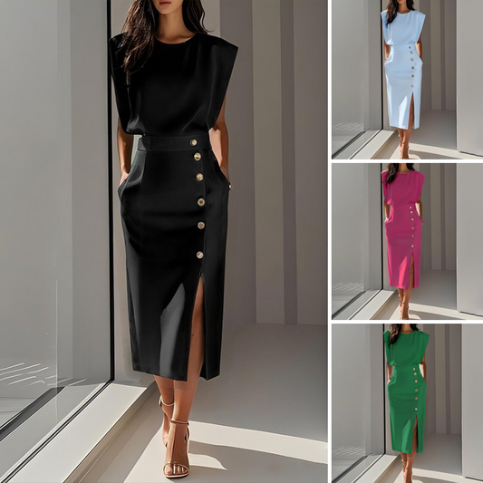 【S-2XL】👗 Елегантно мини рокля за жени 💃✨