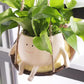 🍃Творчески смола висящи усмихнат Planter