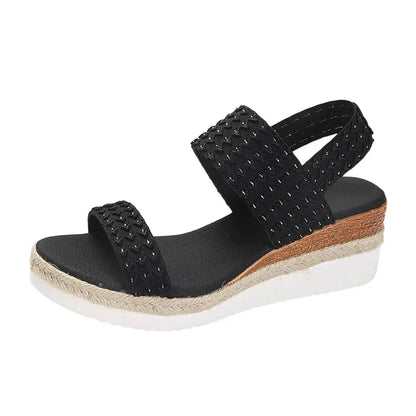 👡Платформени сандали с клиновиден ток за жени