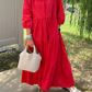 🌺【S-4XL】Дамска ежедневна рокля с широка кройка и дължина до глезена