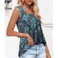 💞【S-2XL】Дамски летни без ръкави квадратно деколте печатни Camisoles
