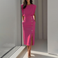 【S-2XL】👗 Елегантно мини рокля за жени 💃✨