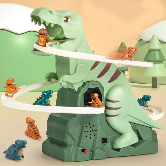 Електрически комплект за състезателна писта с динозаври🦕