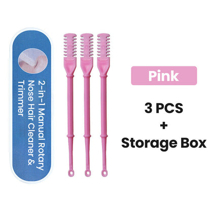 💝Специален подарък - 2 в 1 ръчен ротационен почиствател и тример за косми в носа