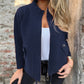 ✨【S-4XL】 Неформално сако с висока яка и цип