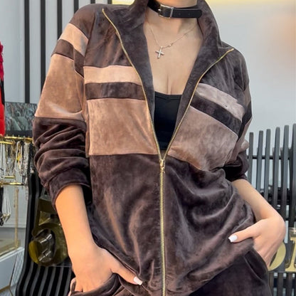 Нов комплект от две части – сако и панталони с райета